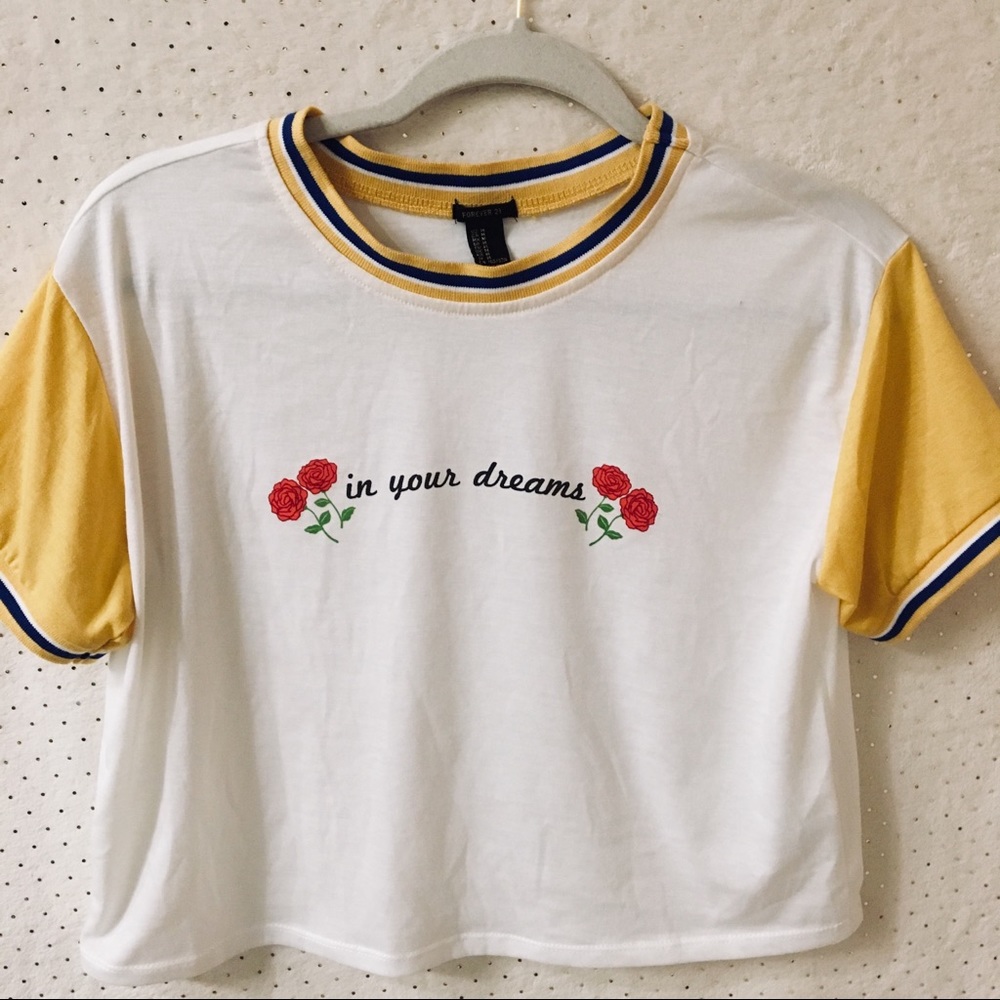 ⭐️ Forever 21 In Your Dreams Crop Top